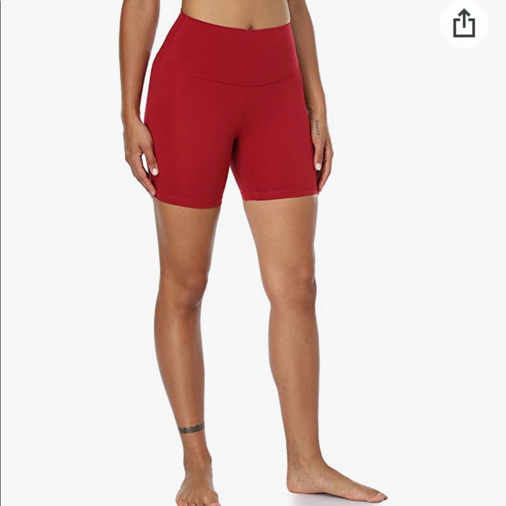 Yunoga high waisted yoga shorts 6” inseam